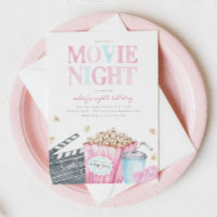 映画の夜 誕生日 ご招待 | 映画パーティー