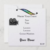 映画の夜!SRF 招待状 (裏面)