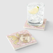 映画の妖精の漫画ファンタジーアートストーンコースター ストーンコースター (横)