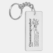 映画の定義 – 映画おもしろいクルー キーホルダー (正面左)