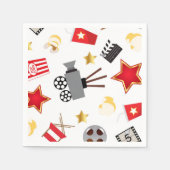 映画の恋人のパターン スタンダードカクテルナプキン (正面)