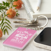 映画の本好きの贈り物で本を判断しない キーホルダー (正面右)