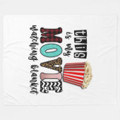 映画の毛布 フリースブランケット (正面(横))