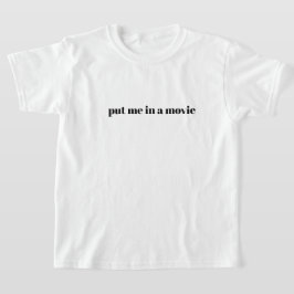 映画の若者のTシャツに私を入れる Tシャツ