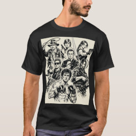 "映画の英雄Tシャツのシルエット" Tシャツ