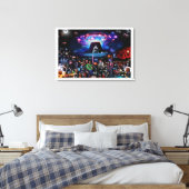 映画の記念品モンタージュウォールアートキャンバス キャンバスプリント (インサイチュ (寝室))