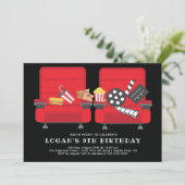 映画の誕生日パーティーへの招待 招待状 (スタンド正面)