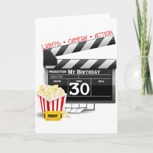 映画の誕生日パーティー30歳の誕生日 カード