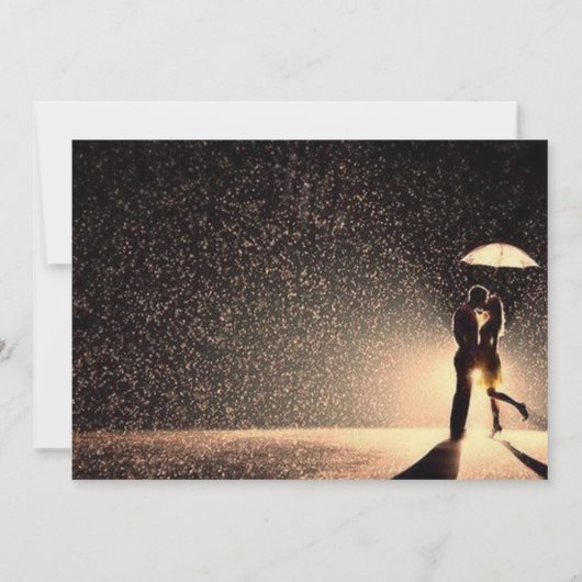 映画をテーマにした結婚式招待状 招待状 (裏面)