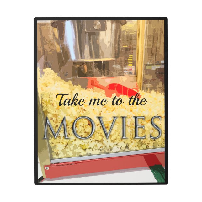 映画を見る メタルプリント (正面)