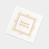 映画エレガント枠#1誕生日パーティー 箔ナプキン (左)