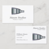 映画エレガント/フィルムストリップの名刺 名刺 (正面/裏面)