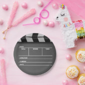 映画カチンコの紙皿 ペーパープレート (パーティー)