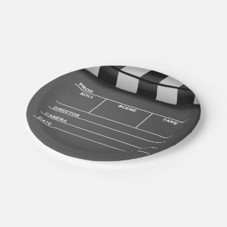 映画カチンコの紙皿 ペーパープレート