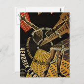 映画カメラポスターの人 ポストカード (正面/裏面)