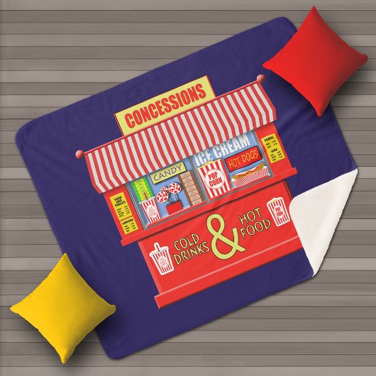 映画カラフル劇場譲歩台 シェルパブランケット