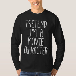 映画キャラクターのハロウィンを装う Tシャツ