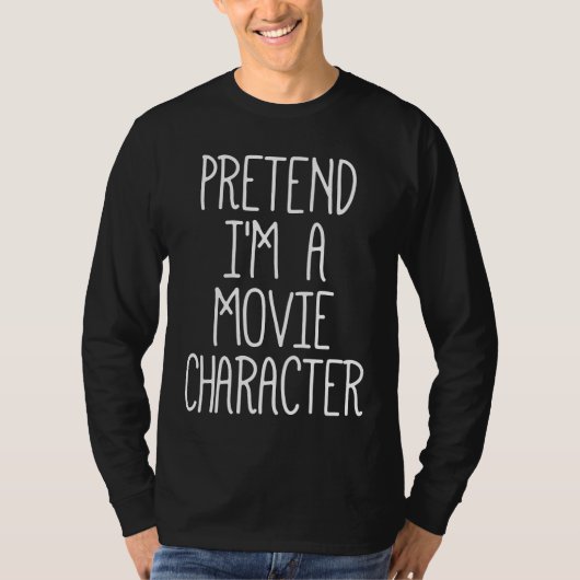映画キャラクターのハロウィンを装う Tシャツ (正面)