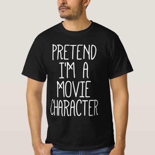 映画キャラクターのハロウィンを装う Tシャツ (正面)