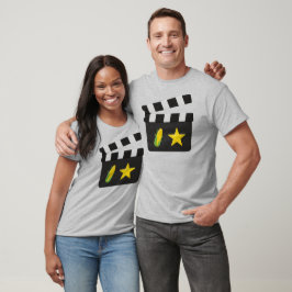映画クラッパーボード: 'コーン'スター Tシャツ
