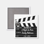 映画クラッパー特別な機会の磁石 マグネット (正面/裏面)