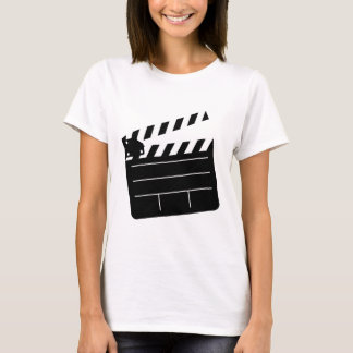 映画クラッパーTシャツ - 映画&映像制作 グラフィック Tシャツ