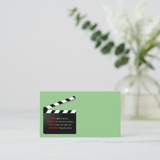 映画クルーディー・クルーディーは、DPのようなものはありません 名刺 (スタンド正面)