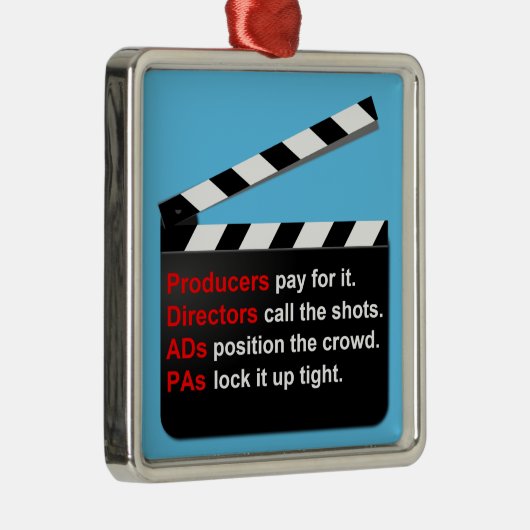 映画クルー制作オーナメント メタルオーナメント (右)
