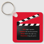 映画クルー監督の成功への鍵 キーホルダー (正面)