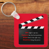 映画クルー監督の成功への鍵 キーホルダー (正面)