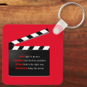 映画クルー監督の成功への鍵 キーホルダー (裏面)