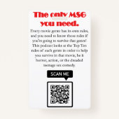 映画サバイバルガイドラニヤードバッジ バッジ (裏面)