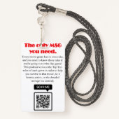 映画サバイバルガイドラニヤードバッジ バッジ (裏面ランヤード)