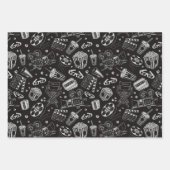 映画シネマフィルムラッピング紙セット3 ラッピングペーパーシート (正面)