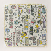 映画ジャンル:テレビ番組ドードルセット ジグソーパズル (横)