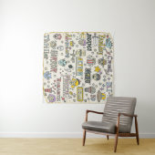 映画ジャンル:テレビ番組ドードルセット タペストリー (インサイチュ(横))