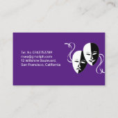 映画スタッフ制作スタッフ名刺 名刺 (裏面)