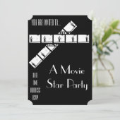 映画スターハリウッドのドレスアップパーティー 招待状 (スタンド正面)