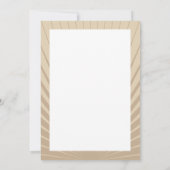 映画スターバー（ユダヤ教の）バル・ミツバーサンキュータンネイビーブルー サンキューカード (裏面)