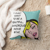 映画スターポップ・アートのアート装飾用クッション クッション (ブランケット)