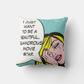 映画スターポップ・アートのアート装飾用クッション クッション (正面)