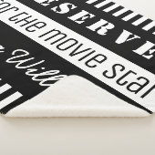 映画スター用に予約パーソナライズされた済み シェルパブランケット (3/4)