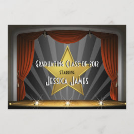 映画スター - 卒業パーティー招待状 招待状