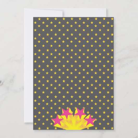 映画スター！ 招待状 (裏面)