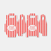 映画スナックバー赤と白ポップ・アートのコーン フェイバーボックス (折り畳みなし)