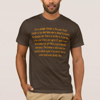 映画スポイラー Tシャツ