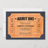 映画チケットの招待状 招待状 (正面)