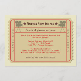 映画チケット賞授賞式パーティの招待状 招待状