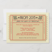 映画チケット賞授賞式パーティの招待状 招待状 (正面)