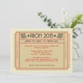 映画チケット賞授賞式パーティの招待状 招待状 (スタンド正面)